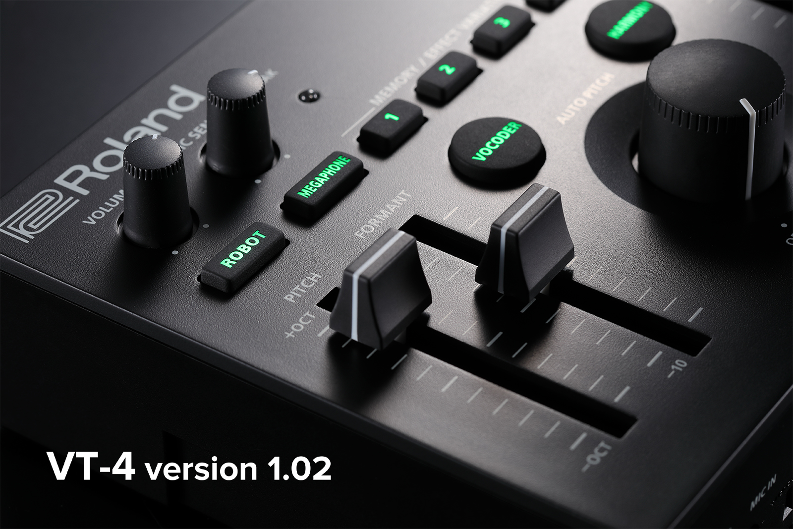 Easier to use, VT-4 Ver.1.02 | AIRA Microsite | Roland